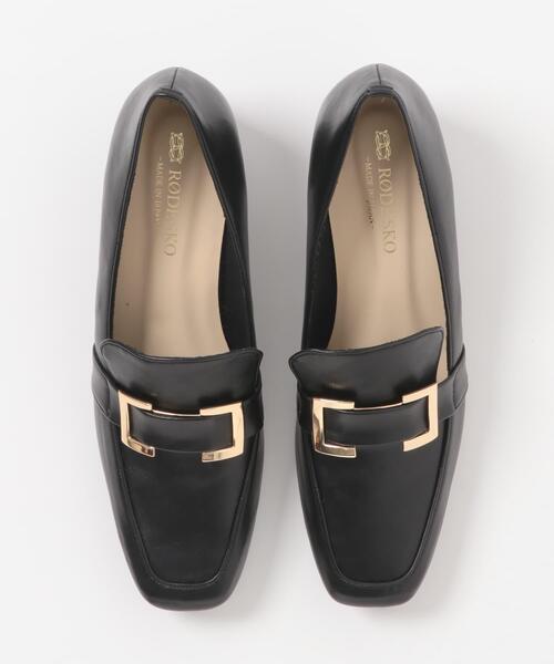 RODE SKO(ロデスコ)の「『MADE IN JAPAN』 4.5センチメタルヒールパンプス(パンプス・レディース・ブラック/ベージュ・36/37/38)」の18枚目の写真