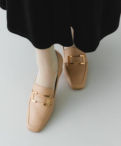 RODE SKO(ロデスコ)の「『MADE IN JAPAN』 4.5センチメタルヒールパンプス(パンプス・レディース・ブラック/ベージュ・36/37/38)」の14枚目の写真