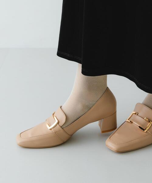 RODE SKO(ロデスコ)の「『MADE IN JAPAN』 4.5センチメタルヒールパンプス(パンプス・レディース・ブラック/ベージュ・36/37/38)」の13枚目の写真