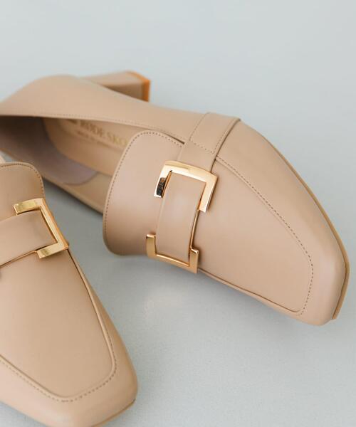 RODE SKO(ロデスコ)の「『MADE IN JAPAN』 4.5センチメタルヒールパンプス(パンプス・レディース・ブラック/ベージュ・36/37/38)」の7枚目の写真