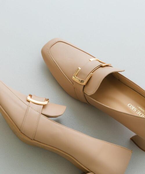 RODE SKO(ロデスコ)の「『MADE IN JAPAN』 4.5センチメタルヒールパンプス(パンプス・レディース・ブラック/ベージュ・36/37/38)」の6枚目の写真