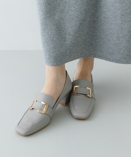 RODE SKO（ロデスコ）の「『MADE IN JAPAN』 4.5センチメタルヒールパンプス（パンプス・レディース・ブラック/ベージュ/グレー・38/37/36）」の2枚目の写真