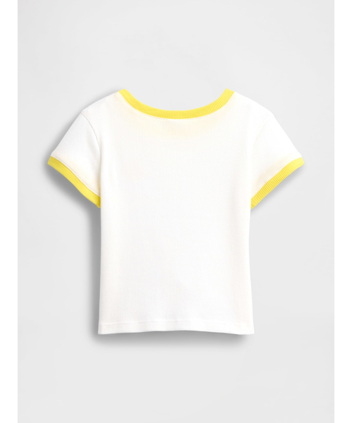 GAP(ギャップ)の「babyGap GAPロゴ リブ リンガーTシャツ(Tシャツ/カットソー・キッズ・ラベンダー/ピンク/ブラック/オフホワイト・80cm/95cm/100cm/105cm/110cm/90cm)」の12枚目の写真