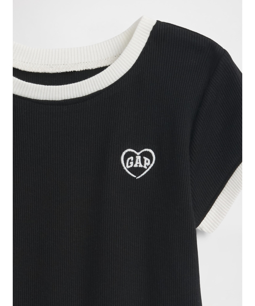 GAP(ギャップ)の「babyGap GAPロゴ リブ リンガーTシャツ(Tシャツ/カットソー・キッズ・ラベンダー/ピンク/ブラック/オフホワイト・80cm/95cm/100cm/105cm/110cm/90cm)」の13枚目の写真
