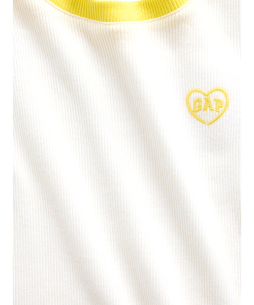 GAP(ギャップ)の「babyGap GAPロゴ リブ リンガーTシャツ(Tシャツ/カットソー・キッズ・ラベンダー/ピンク/ブラック/オフホワイト・80cm/95cm/100cm/105cm/110cm/90cm)」の14枚目の写真