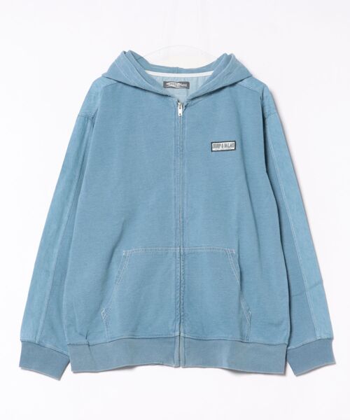 Kahiko(カヒコ)の「【Kahiko】SURF&Palms ショアMEN'Sジップアップパーカー(パーカー・メンズ・ネイビー/ライトブルー/グレー・FREE)」の3枚目の写真