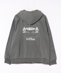 【Kahiko】SURF&Palms ショアMEN'Sジップアップパーカー