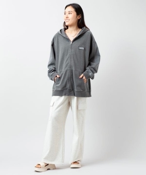 Kahiko(カヒコ)の「【Kahiko】SURF&Palms ショアMEN'Sジップアップパーカー(パーカー・メンズ・ネイビー/ライトブルー/グレー・FREE)」の6枚目の写真