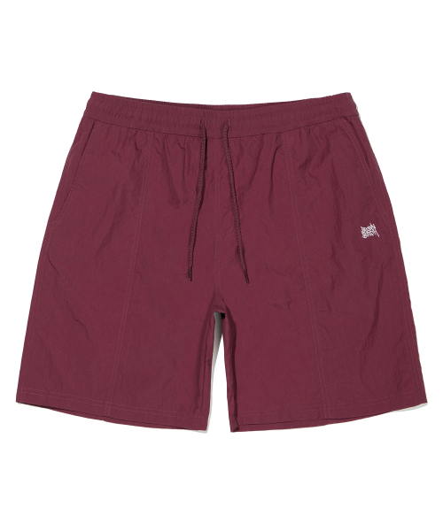 BROWNBREATH(ブラウンブレス)の「TAG NYLON SHORTS - BURGUNDY(その他パンツ・レディース・その他・L/M/S/XL)」の1枚目の写真