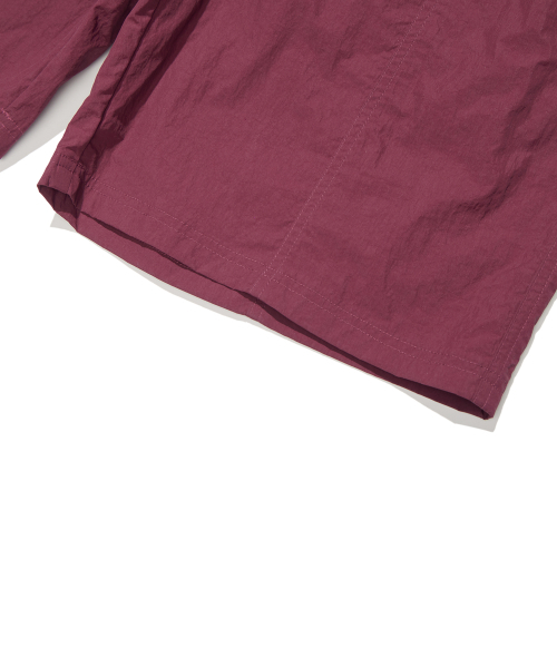 BROWNBREATH(ブラウンブレス)の「TAG NYLON SHORTS - BURGUNDY(その他パンツ・レディース・その他・L/M/S/XL)」の5枚目の写真