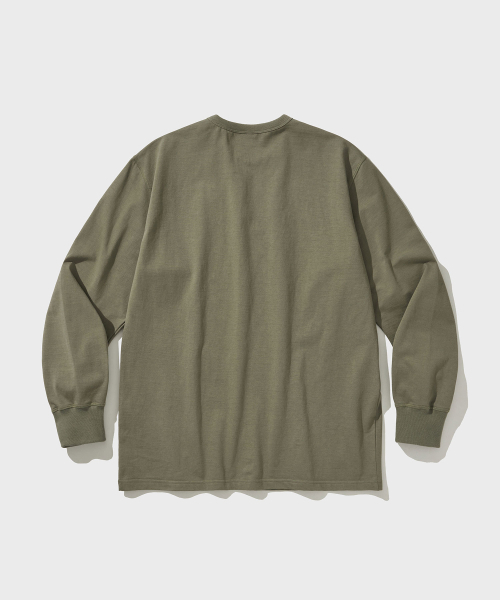 VDR（ブイディアール）の「TOUGH  LONG SLEEVES [Army Olive]（Tシャツ/カットソー・メンズ・その他・M/L/XL）」の2枚目の写真