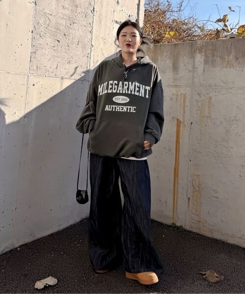 THE MILE（ザマイル）の「MILE GARMENTS SWEAT HOODIE [BLACK]（パーカー・メンズ・その他・L/M/S/XL）」の14枚目の写真