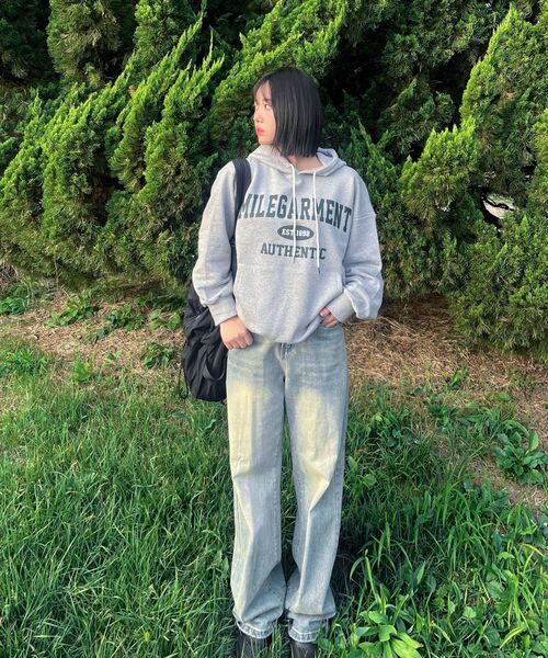 THE MILE（ザマイル）の「MILE GARMENTS SWEAT HOODIE [BLACK]（パーカー・メンズ・その他・L/M/S/XL）」の18枚目の写真