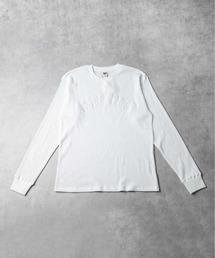 《ワッフル アップリケロングスリーブTシャツ》