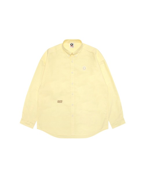 AAPE BY A BATHING APE（エーエイプバイアベイシングエイプ）の「AAPE NOW LONG SLLEVE SHIRT（シャツ/ブラウス・メンズ・ピンク/ホワイト/ブラック/ライトイエロー/ブルー・X-LARGE/SMALL/LARGE/MEDIUM/X-SMALL）」の4枚目の写真