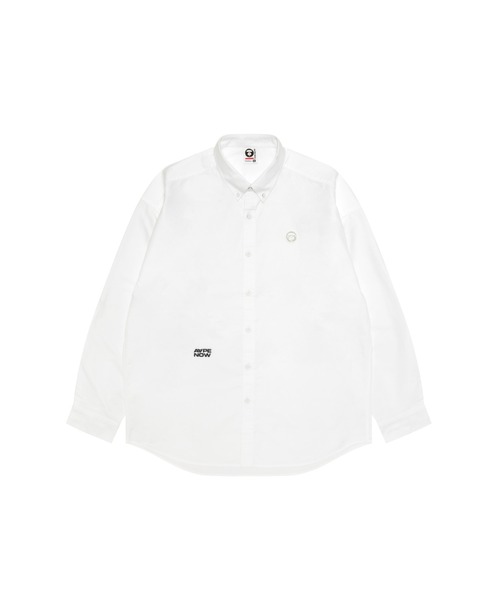 AAPE BY A BATHING APE（エーエイプバイアベイシングエイプ）の「AAPE NOW LONG SLLEVE SHIRT（シャツ/ブラウス・メンズ・ピンク/ホワイト/ブラック/ライトイエロー/ブルー・X-LARGE/SMALL/LARGE/MEDIUM/X-SMALL）」の2枚目の写真