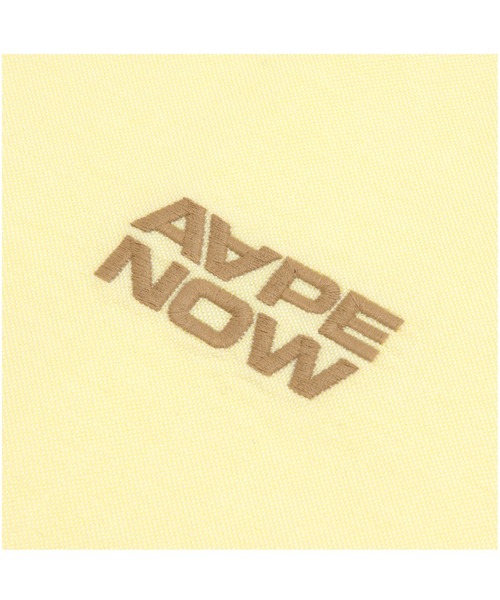 AAPE BY A BATHING APE（エーエイプバイアベイシングエイプ）の「AAPE NOW LONG SLLEVE SHIRT（シャツ/ブラウス・メンズ・ピンク/ホワイト/ブラック/ライトイエロー/ブルー・X-LARGE/SMALL/LARGE/MEDIUM/X-SMALL）」の20枚目の写真