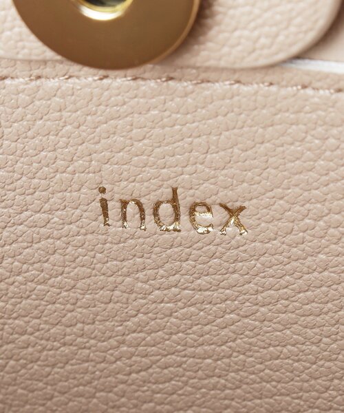 index(インデックス)の「【2WAY】スカーフ付きミドルバッグ(トートバッグ・レディース・ベージュ/ブラック/アイボリー・00)」の8枚目の写真