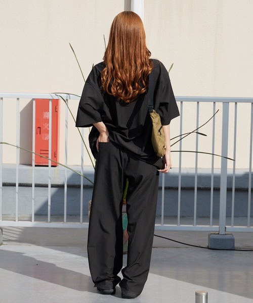 WILD THINGS（ワイルドシングス）の「WILD THINGS/ワイルドシングス OPEN COLLAR POCKET SHIRT ミリタリータグ オープンカラーシャツ 2026年春夏（シャツ/ブラウス・メンズ・ブラック/グレー・M/L/XL）」の15枚目の写真