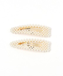 GLOBAL WORK | 2点セットパールヘアクリップ/637872(ヘアピン)