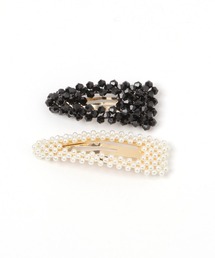 GLOBAL WORK | 2点セットパールヘアクリップ/637872(ヘアピン)