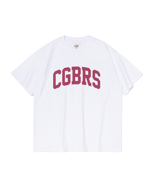 CARGOBROS FOR WOMAN(カーゴブロスフォーウィメン)の「シグニチャーパターンロゴ半袖Tシャツ(レッドドット)(Tシャツ/カットソー・レディース・その他・SMALL/MEDIUM/LARGE/X-LARGE/2XL)」の1枚目の写真