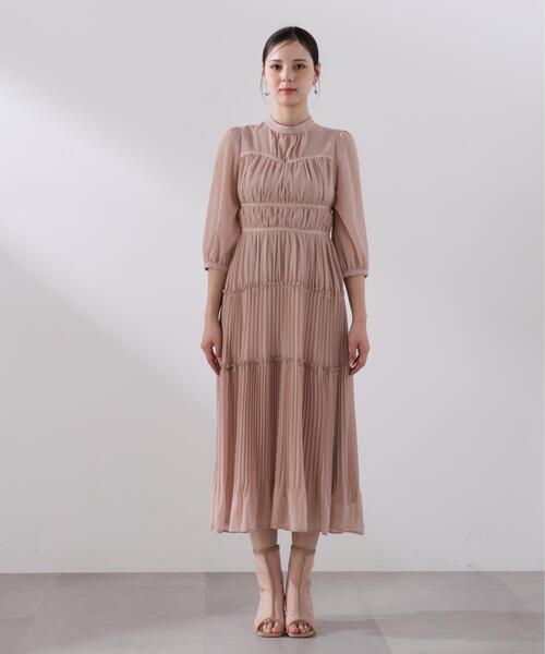 PROPORTION BODY DRESSING（プロポーションボディドレッシング）の「＜Ｌ＞プリーツロングワンピース / 1216140202（ワンピース・レディース・グレー/ピンク・MEDIUM/P/S/SMALL）」の19枚目の写真