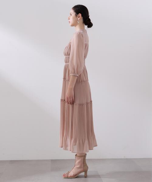 PROPORTION BODY DRESSING（プロポーションボディドレッシング）の「＜Ｌ＞プリーツロングワンピース / 1216140202（ワンピース・レディース・グレー/ピンク・MEDIUM/P/S/SMALL）」の20枚目の写真
