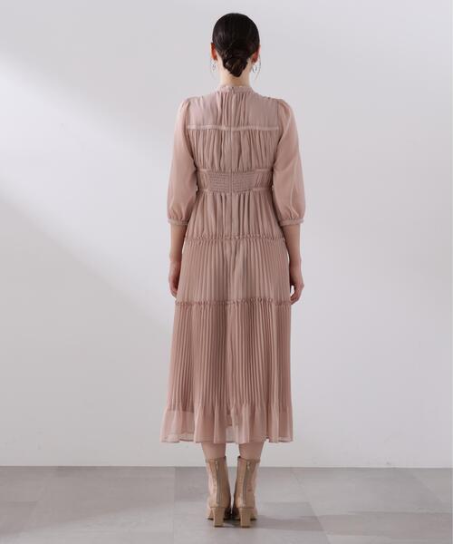 PROPORTION BODY DRESSING（プロポーションボディドレッシング）の「＜Ｌ＞プリーツロングワンピース / 1216140202（ワンピース・レディース・グレー/ピンク・MEDIUM/P/S/SMALL）」の21枚目の写真
