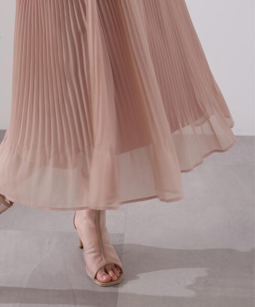 PROPORTION BODY DRESSING(プロポーションボディドレッシング)の「<L>プリーツロングワンピース / 1216140202(ワンピース・レディース・グレー/ピンク・MEDIUM/P/S/SMALL)」の8枚目の写真