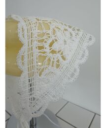LAGUNAMOON（ラグナムーン）の「ニットレース刺繍スカーフ（その他ヘアアクセサリー）」