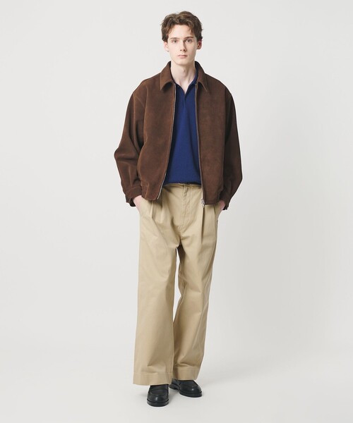 BEAUTY&YOUTH UNITED ARROWS(ビューティーアンドユースユナイテッドアローズ)の「HI-LINE 3PLY チノ トラウザース(チノパンツ・メンズ・ダークブラウン/ベージュ・L/S/M/XL)」の5枚目の写真