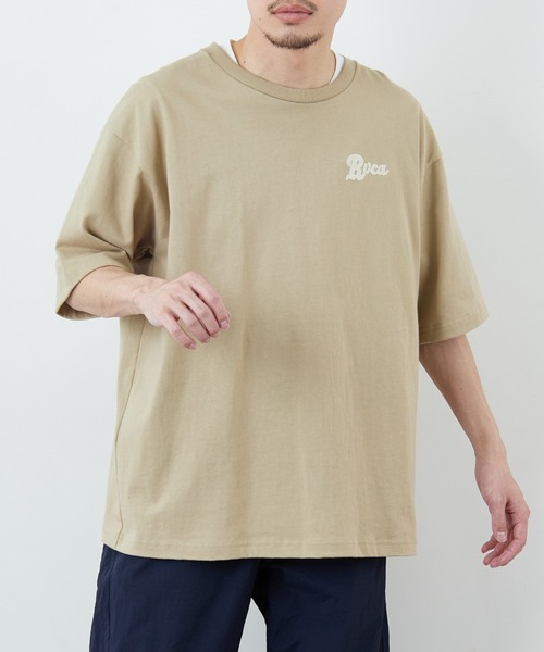 RVCA（ルーカ）の「【WEB限定】[RVCA/ルーカ] RANCH SCRIPT バック刺繍ロゴ ショートスリーブＴシャツ（Tシャツ/カットソー・レディース・ブラック/カーキ/ホワイト・L/M/XL）」の6枚目の写真
