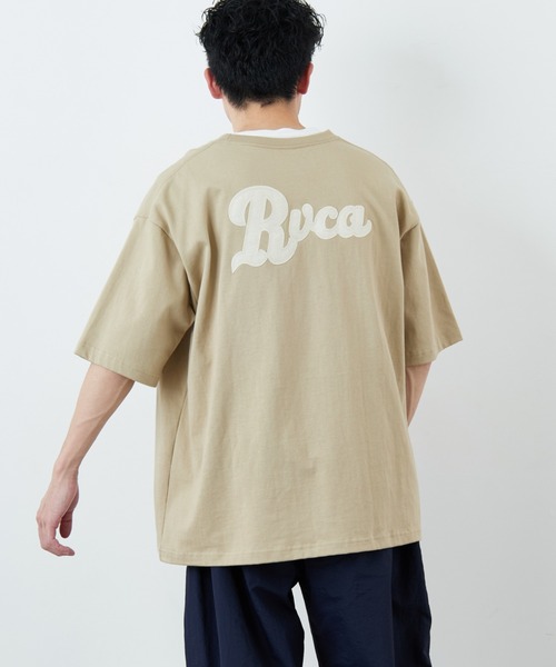 RVCA（ルーカ）の「【WEB限定】[RVCA/ルーカ] RANCH SCRIPT バック刺繍ロゴ ショートスリーブＴシャツ（Tシャツ/カットソー・レディース・ブラック/カーキ/ホワイト・L/M/XL）」の8枚目の写真