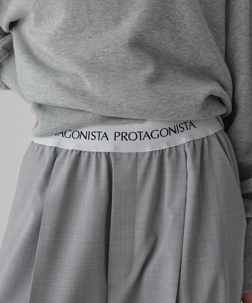 PROTAGONISTA（プロタゴニスタ）の「【PROTAGONISTA】＜別注＞リラックスパンツ【手洗い可】（その他パンツ・レディース・ライトグレー/ベージュ・フリー）」の6枚目の写真