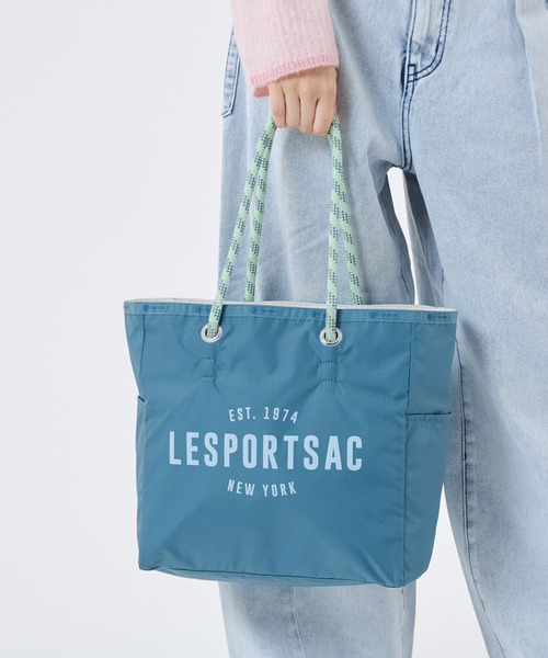 LeSportsac（レスポートサック）の「ML 2 WAY TOTE         2ウェイブルーインディゴ/メレンゲ（トートバッグ・レディース・ブルー・FREE）」の3枚目の写真