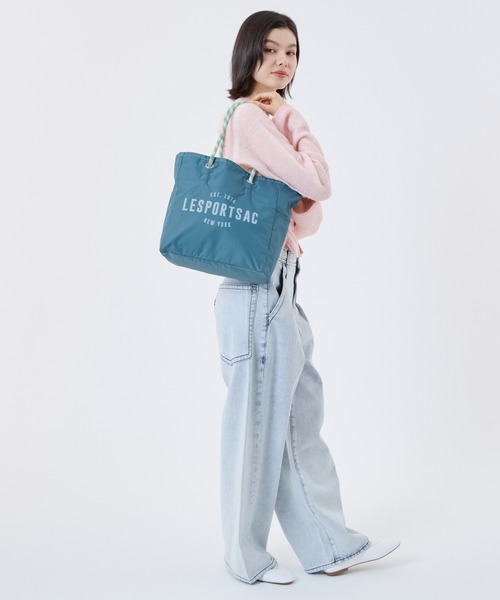 LeSportsac（レスポートサック）の「ML 2 WAY TOTE         2ウェイブルーインディゴ/メレンゲ（トートバッグ・レディース・ブルー・FREE）」の2枚目の写真