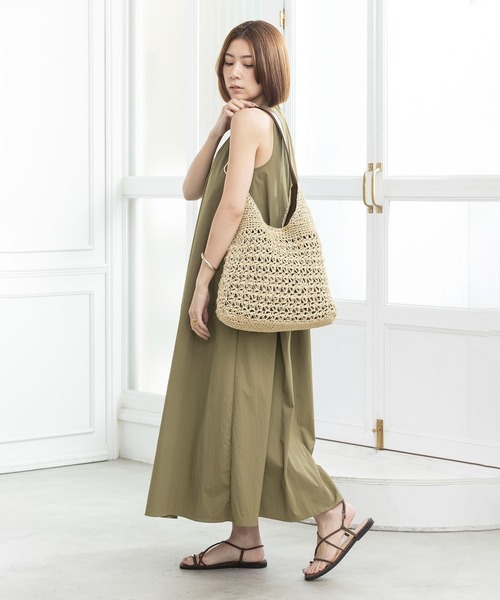 MIAN （ミアン）の「ニュアンスバックルワンショルダーバッグ【詳細動画あり】（かごバッグ・レディース・ブラック/ブラウン・FREE）」の8枚目の写真