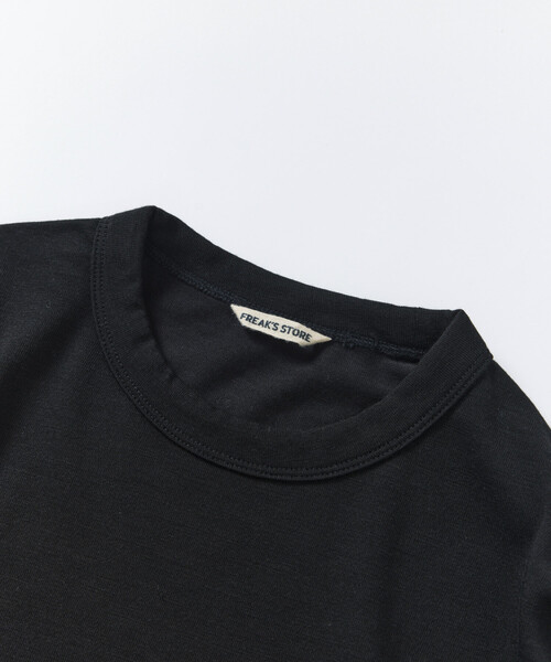 FREAK'S STORE（フリークスストア）の「SUPER MERINO WOOL×INKEEP クルーネック ロングスリーブTシャツ（Tシャツ/カットソー・メンズ・ブラック/ホワイト・X-LARGE/LARGE/MEDIUM/SMALL）」の5枚目の写真