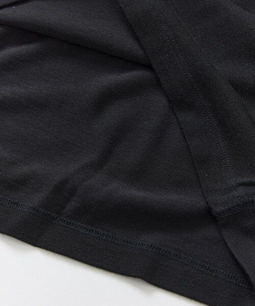 FREAK'S STORE（フリークスストア）の「SUPER MERINO WOOL×INKEEP クルーネック ロングスリーブTシャツ（Tシャツ/カットソー・メンズ・ブラック/ホワイト・X-LARGE/LARGE/MEDIUM/SMALL）」の9枚目の写真
