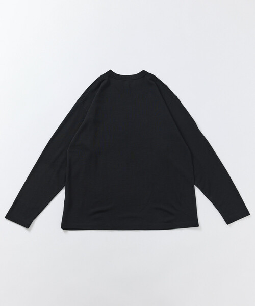 FREAK'S STORE（フリークスストア）の「SUPER MERINO WOOL×INKEEP クルーネック ロングスリーブTシャツ（Tシャツ/カットソー・メンズ・ブラック/ホワイト・X-LARGE/LARGE/MEDIUM/SMALL）」の11枚目の写真