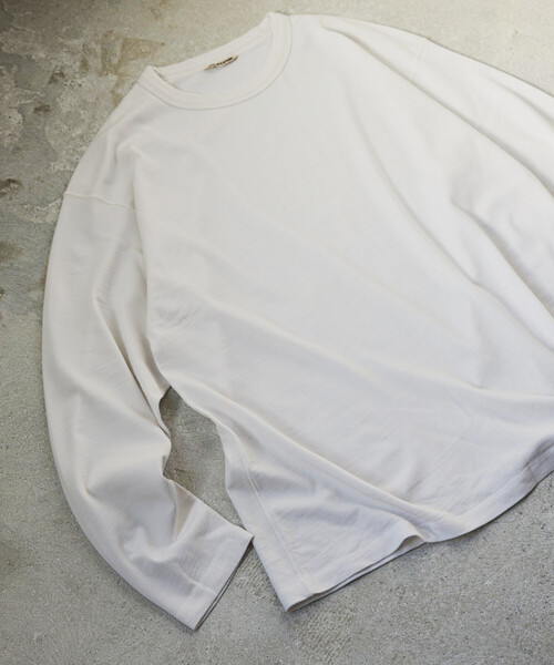 FREAK'S STORE（フリークスストア）の「SUPER MERINO WOOL×INKEEP クルーネック ロングスリーブTシャツ（Tシャツ/カットソー・メンズ・ブラック/ホワイト・X-LARGE/LARGE/MEDIUM/SMALL）」の2枚目の写真