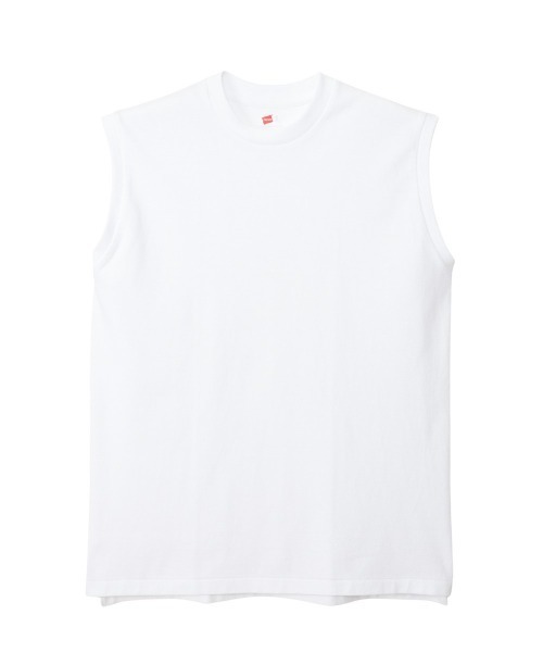 HANES(ヘインズ)の「【Hanes/ヘインズ】メンズ Hanes THE RELAX オーバーサイズド スリーブレスTシャツ(Tシャツ/カットソー・メンズ・ブラック/ホワイト・XL/L/M/S)」の1枚目の写真