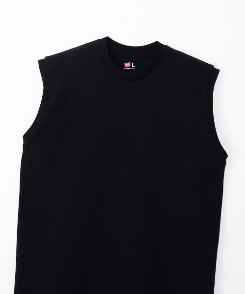 HANES(ヘインズ)の「【Hanes/ヘインズ】メンズ Hanes THE RELAX オーバーサイズド スリーブレスTシャツ(Tシャツ/カットソー・メンズ・ブラック/ホワイト・XL/L/M/S)」の10枚目の写真