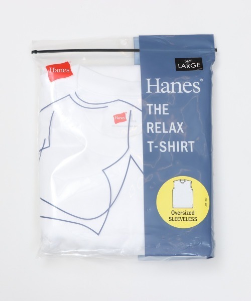 HANES(ヘインズ)の「【Hanes/ヘインズ】メンズ Hanes THE RELAX オーバーサイズド スリーブレスTシャツ(Tシャツ/カットソー・メンズ・ブラック/ホワイト・XL/L/M/S)」の7枚目の写真