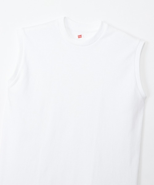 HANES(ヘインズ)の「【Hanes/ヘインズ】メンズ Hanes THE RELAX オーバーサイズド スリーブレスTシャツ(Tシャツ/カットソー・メンズ・ブラック/ホワイト・XL/L/M/S)」の5枚目の写真