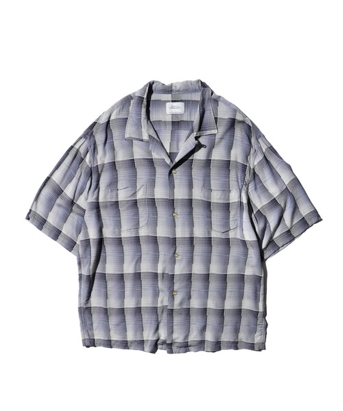 TOWNCRAFT(タウンクラフト)の「TOWNCRAFT / タウンクラフト 60S OMBRE LOOP COLLAR S/S SHIRTS オンブレチェック ループカラー 半袖シャツ(シャツ/ブラウス・メンズ・ブラック/グレー/グリーン/グレー系その他・MEDIUM/LARGE/SMALL)」の12枚目の写真