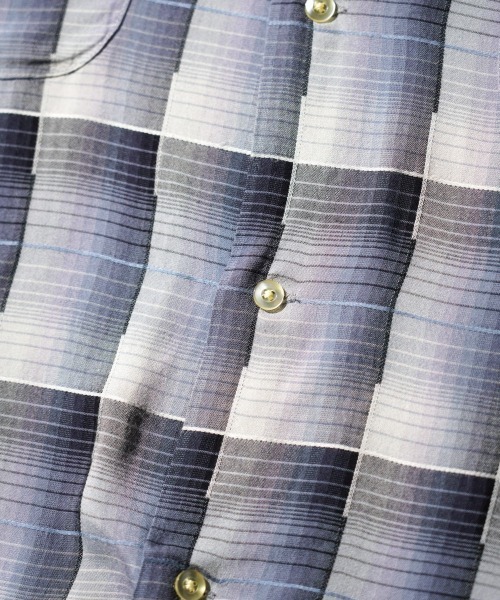 TOWNCRAFT(タウンクラフト)の「TOWNCRAFT / タウンクラフト 60S OMBRE LOOP COLLAR S/S SHIRTS オンブレチェック ループカラー 半袖シャツ(シャツ/ブラウス・メンズ・ブラック/グレー/グリーン/グレー系その他・MEDIUM/LARGE/SMALL)」の16枚目の写真