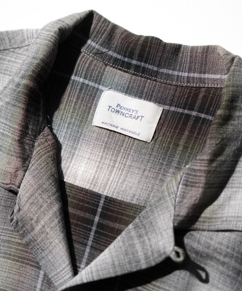 TOWNCRAFT(タウンクラフト)の「TOWNCRAFT / タウンクラフト 60S OMBRE LOOP COLLAR S/S SHIRTS オンブレチェック ループカラー 半袖シャツ(シャツ/ブラウス・メンズ・ブラック/グレー/グリーン/グレー系その他・MEDIUM/LARGE/SMALL)」の22枚目の写真