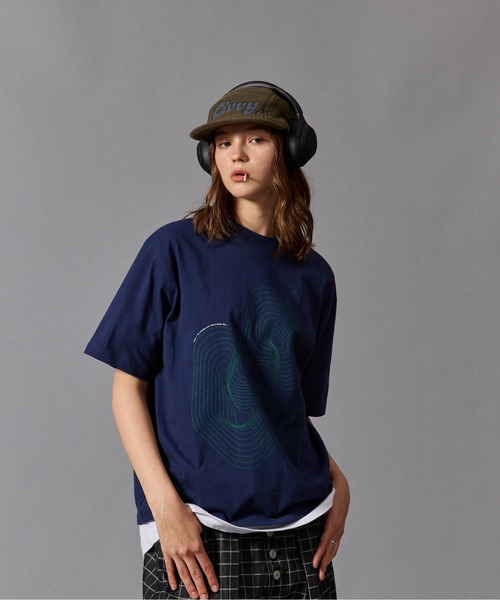 CIVVY.(シヴィ―)の「π Graphic Cotton Tee - 円周率 グラフィック コットン Tシャツ -(Tシャツ/カットソー・メンズ・アイボリー/ネイビー/レッド・LARGE/MEDIUM)」の2枚目の写真